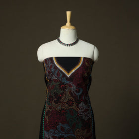 Bengal kantha hand embroidered cotton unstitched kurta