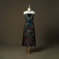 Bengal kantha hand embroidered cotton unstitched kurta