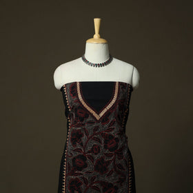 Bengal kantha hand embroidered cotton unstitched kurta