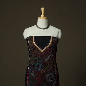 Bengal kantha hand embroidered cotton unstitched kurta