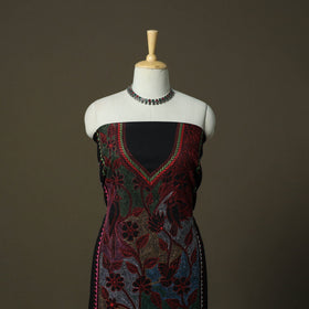 Bengal kantha hand embroidered cotton unstitched kurta
