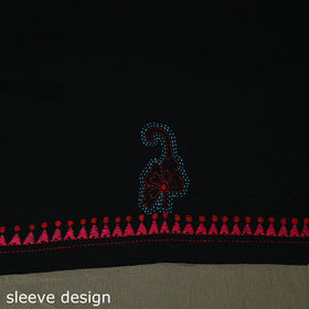 Bengal kantha hand embroidered cotton unstitched kurta