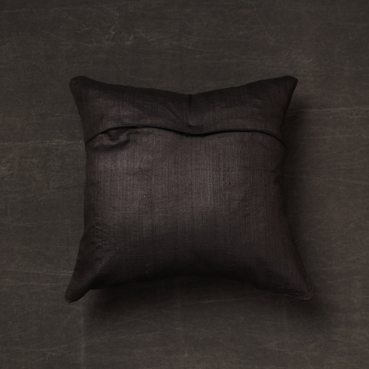 Buy Bengal Kantha Embroidery Tussar Silk Cushion Cover 16 Online at iTokri.com