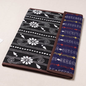 Black Bengal Kantha Work Handcrafted File Folder 