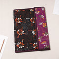 Black Bengal Kantha Work Handcrafted File Folder 