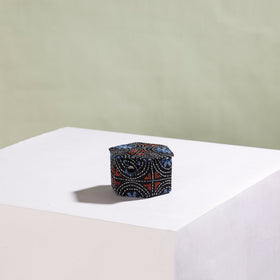  Bengal Kantha Work Handcrafted Hexagon Jewelry Box (Set of 3) 