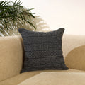 Buy Black Bengal Kantha Work Reversible Silk Cushion Cover