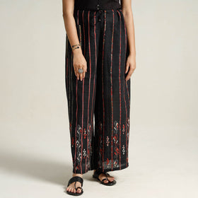 Bengal Khesh Weaving Cotton Kantha Embroidery Palazzo