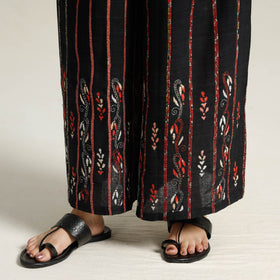 Bengal Khesh Weaving Cotton Kantha Embroidery Palazzo