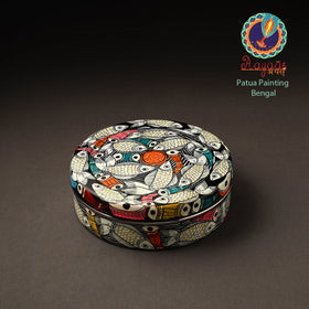  Bengal Patua Handpainted Stainless Steel Casserole