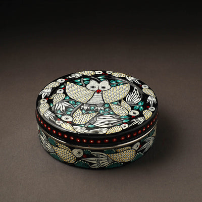  Bengal Patua Handpainted Stainless Steel Casserole