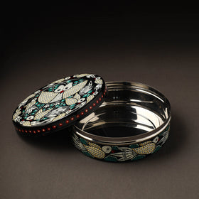  Bengal Patua Handpainted Stainless Steel Casserole