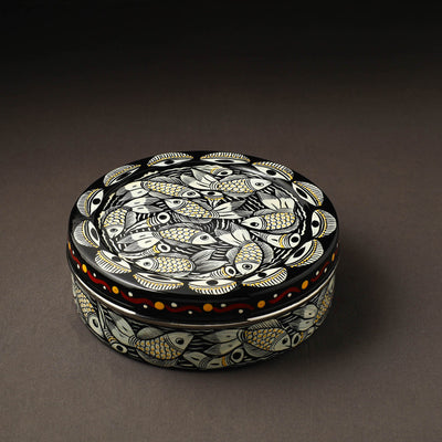  Bengal Patua Handpainted Stainless Steel Casserole