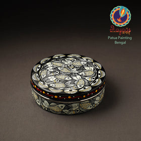  Bengal Patua Handpainted Stainless Steel Casserole