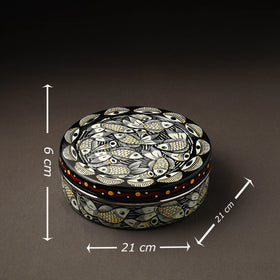  Bengal Patua Handpainted Stainless Steel Casserole