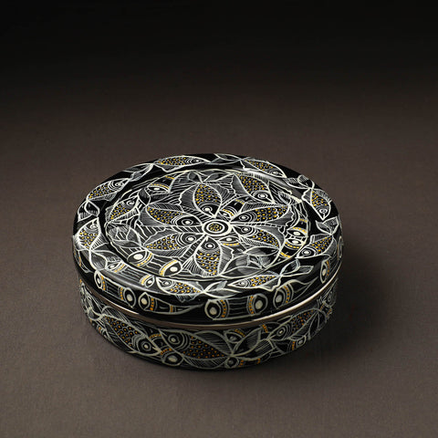  Bengal Patua Handpainted Stainless Steel Casserole