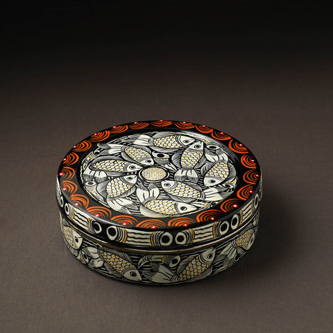  Bengal Patua Handpainted Stainless Steel Casserole