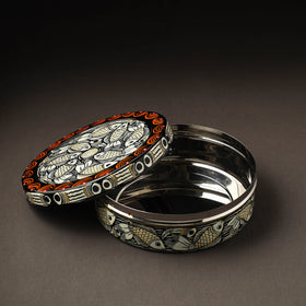  Bengal Patua Handpainted Stainless Steel Casserole