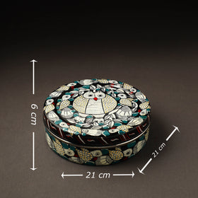  Bengal Patua Handpainted Stainless Steel Casserole