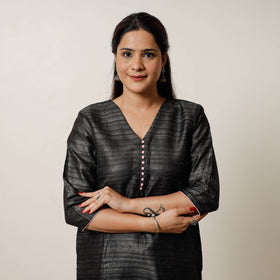 Buy Pure Desi Tussar Silk Long Kurta for Women