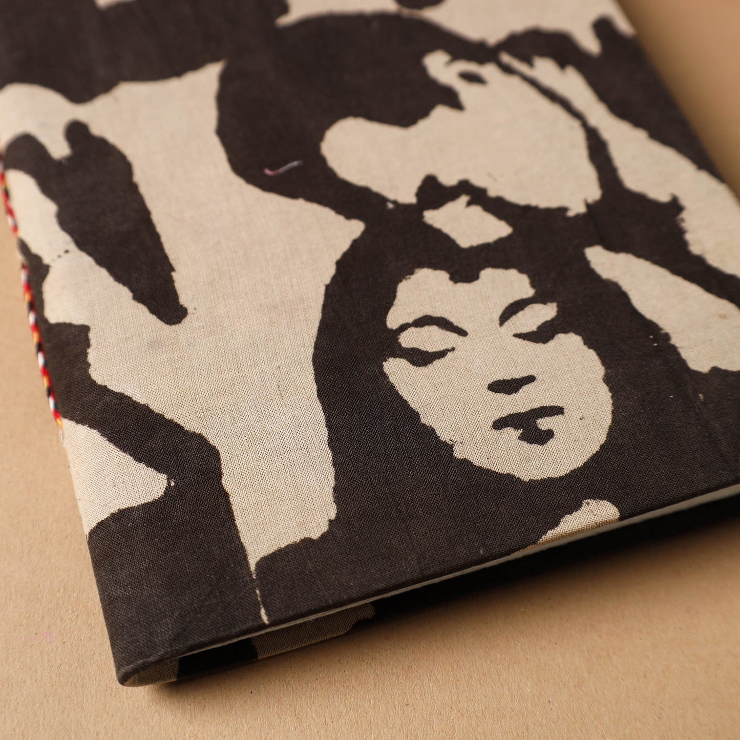 Bindaas Fabric Cover Handmade Paper Notebook 