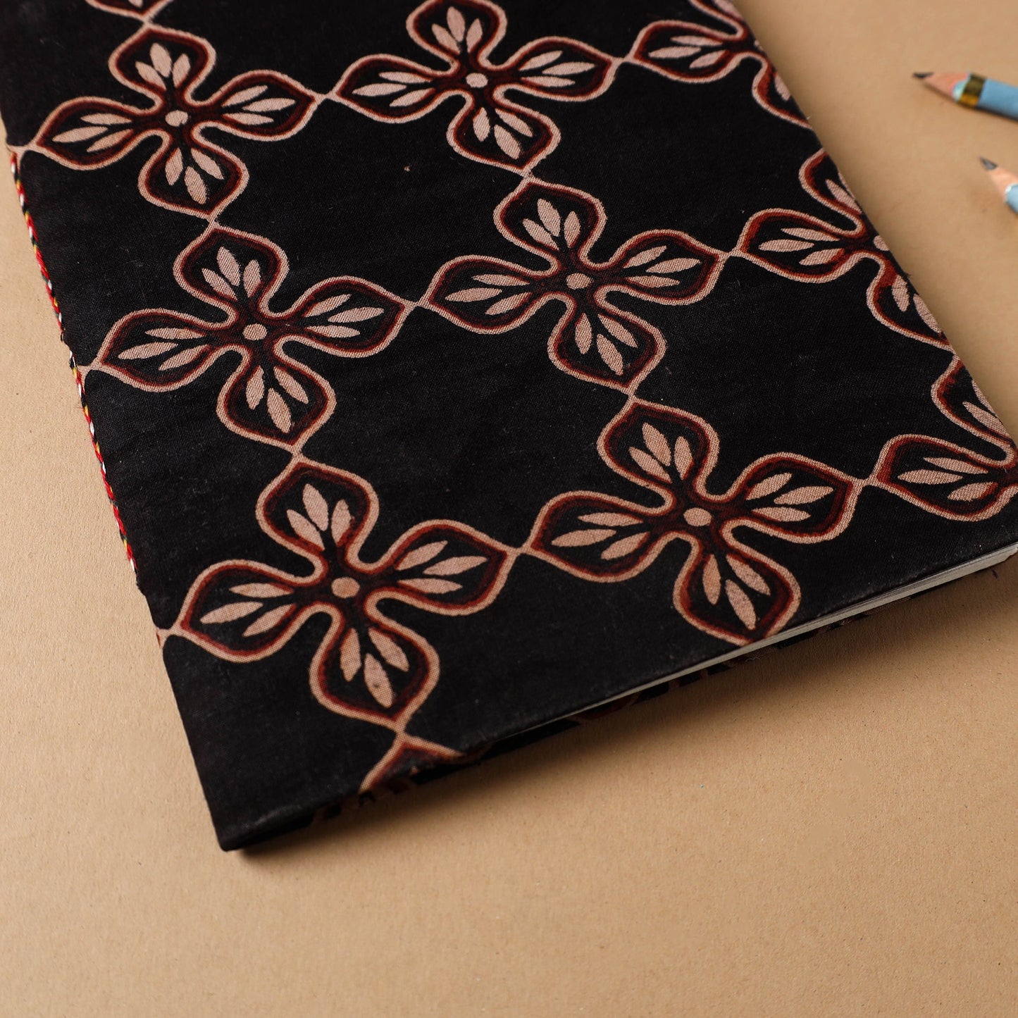 Bindaas Fabric Cover Handmade Paper Notebook 