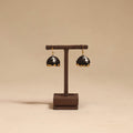 Bishnupur handpainted terracotta jhumki earrings 155