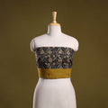 Block print cotton ajrakh blouse piece 12 - handcrafted