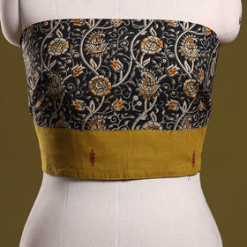 Block print cotton ajrakh blouse piece 12 - handcrafted