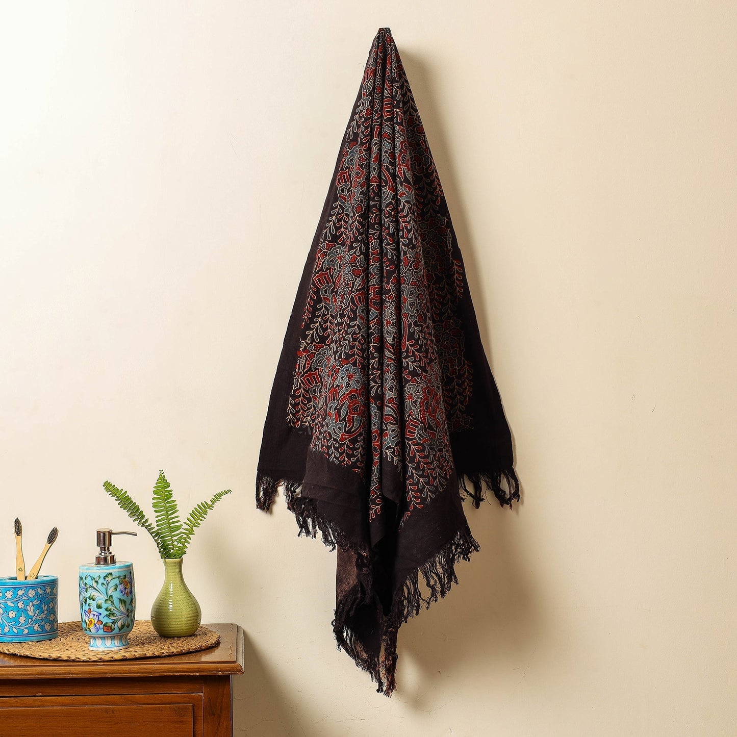 printed cotton towel 