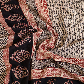 Multicolor - Block Print Cotton Bagh Double Bed Sheet (108 x 90 in) 12