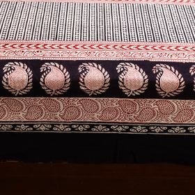 Black - cotton bagh double bed sheet (108 x 90 in) 15
