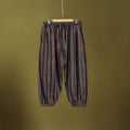 Black - cotton natural dyed afghani salwar 12 - handcrafted