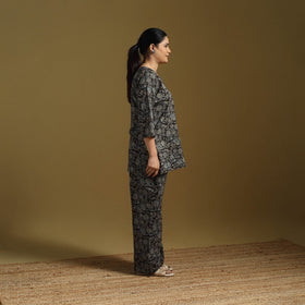 Cotton natural dyed co-ord set 08 - handcrafted