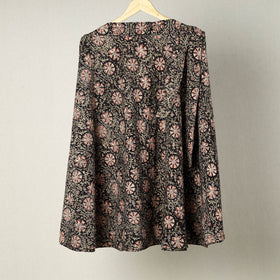  Block Print Cotton Wrap Around Ajrakh Skirt 