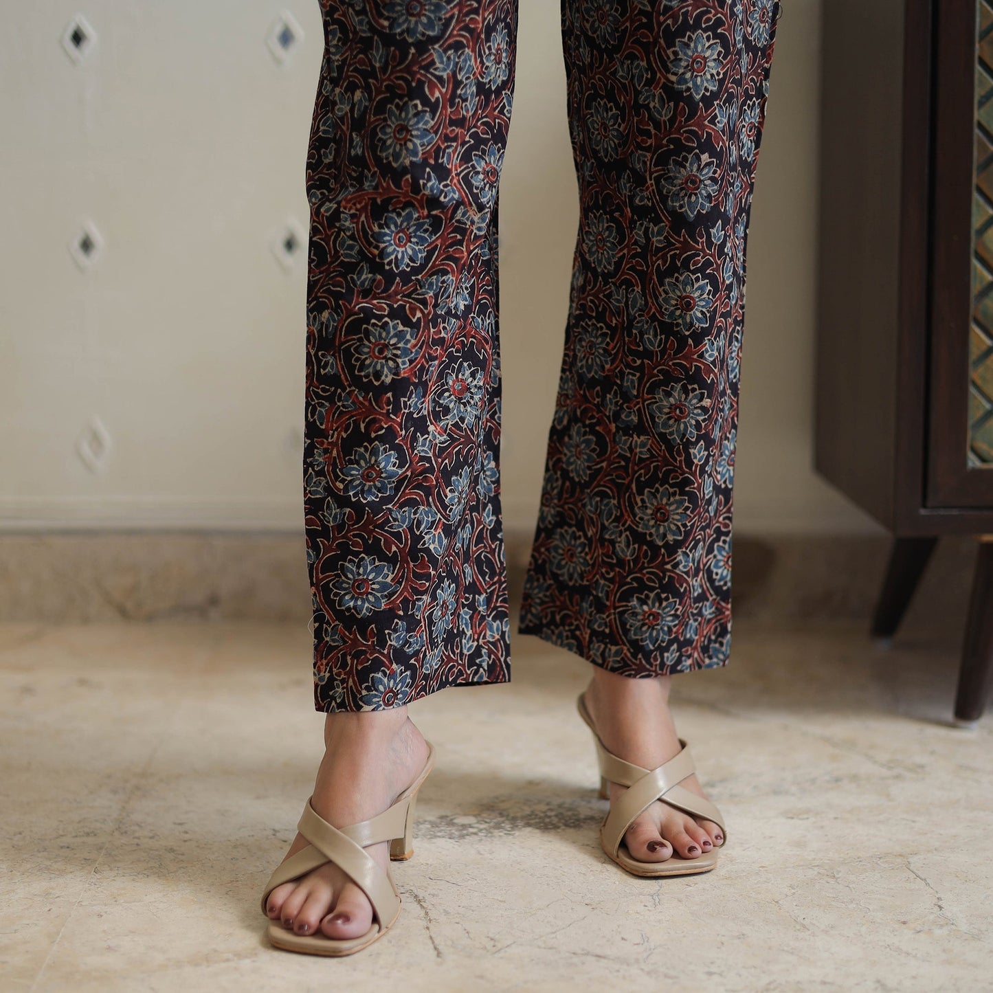 Black - printed cotton co-ord set 08 - handcrafted