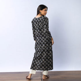 Buy Bagru Block Printed Cotton Long Kurta for Women