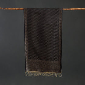 Brocade handloom semi silk banarasi stole 28 - handcrafted