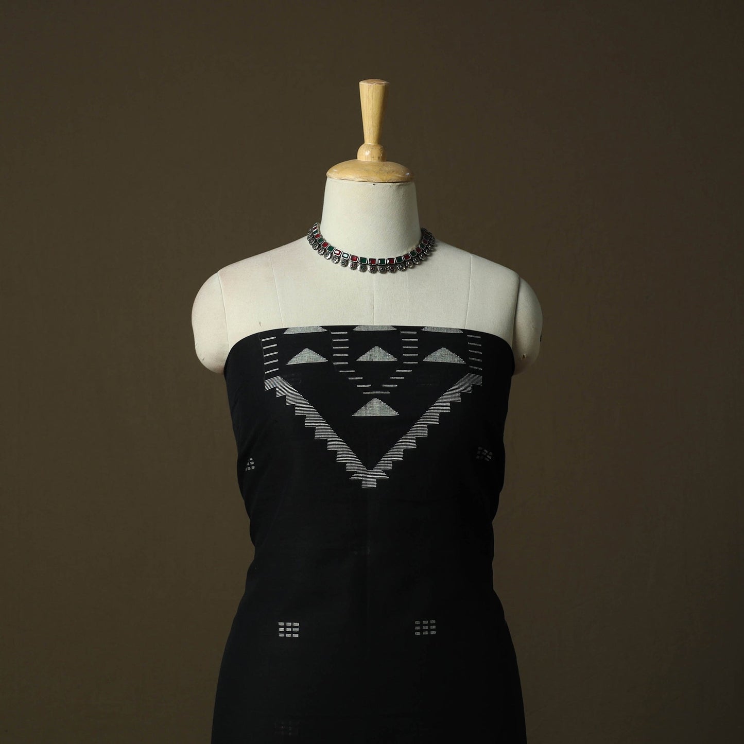 Burdwan jamdani handloom cotton 2pc unstitched dress