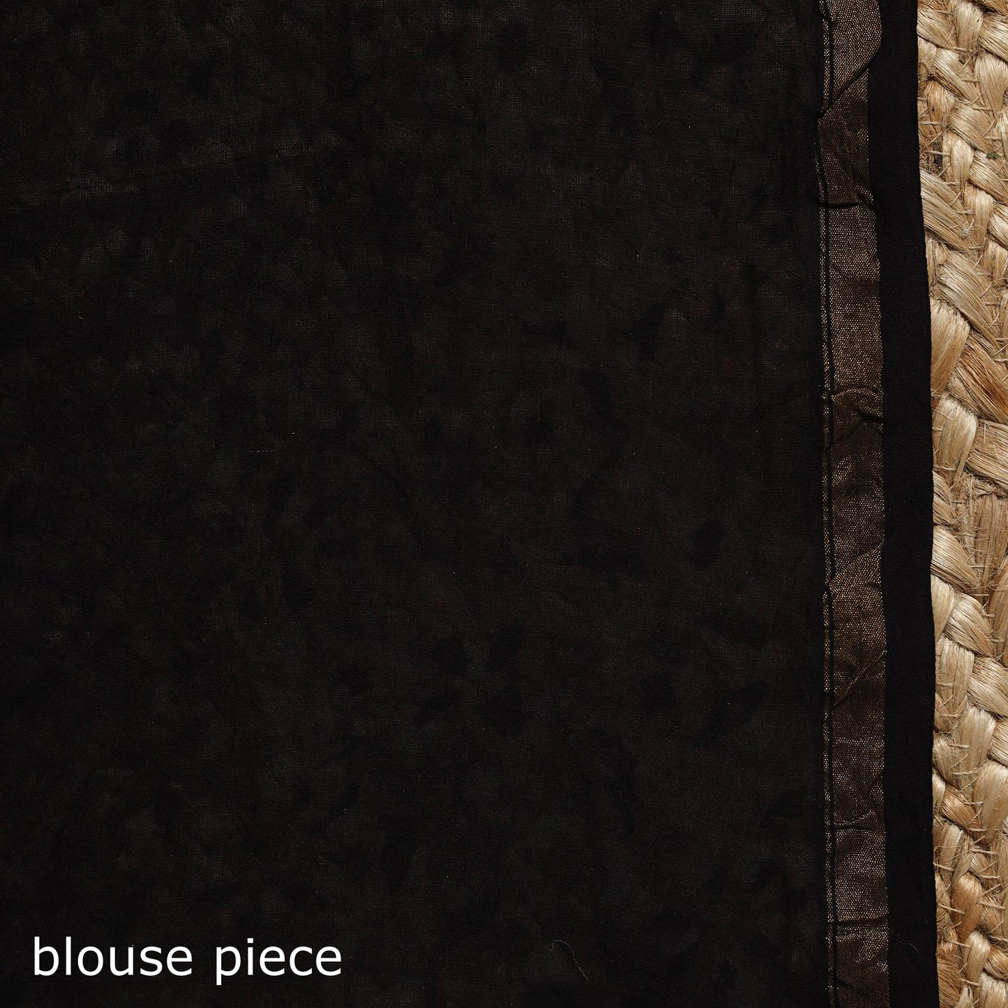 Chanderi silk hand bagru saree with zari border 14