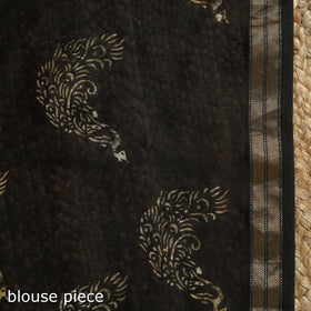 Chanderi silk hand batik saree 17 - handcrafted