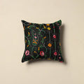 Chanderi silk hand embroidery cushion cover 19 - handcrafted