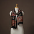 Chanderi silk handloom natural dyed bagru stole 07