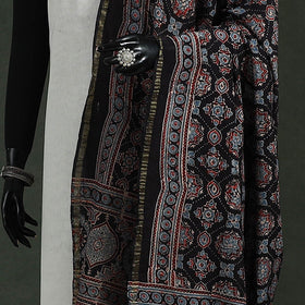 Chanderi silk kutch hand block print natural dyed handloom