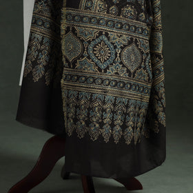 Chanderi silk kutch hand block print natural dyed handloom