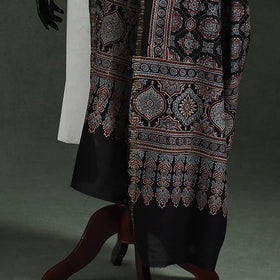 Chanderi silk kutch hand block print natural dyed handloom