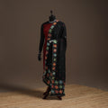 Chinon silk hand embroidered phulkari dupatta 04