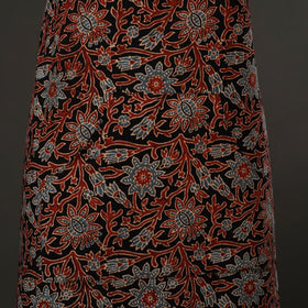 Black - cotton apron with pocket 47 - handcrafted