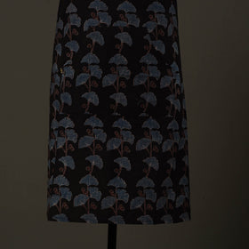 Black - cotton apron with pocket 81 - handcrafted