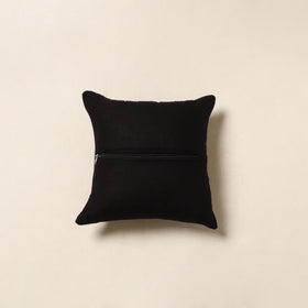 Black - cotton bagh cushion cover 63 - handcrafted